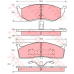 GDB1244 TRW Комплект тормозных колодок, дисковый тормоз