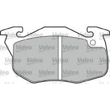 540477 VALEO Комплект тормозных колодок, дисковый тормоз