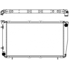 3421-1001 SAKURA  Automotive Радиатор, охлаждение двигателя