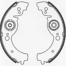 BS626 QUINTON HAZELL Комплект тормозных колодок