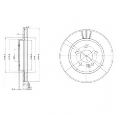 BG3397 DELPHI Тормозной диск