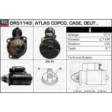 DRS1143 DELCO REMY Стартер