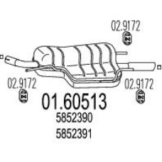 01.60513 MTS Глушитель выхлопных газов конечный