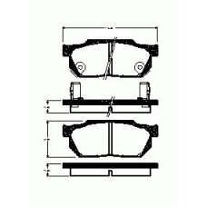 193.02 REMSA 193 02_=fo447581=d5019m-01=204 002-sx !колодки дисковые п.\ honda civic 1.3-1.6 87-91/1.3 16v 91-95