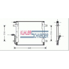 0300591 KUHLER SCHNEIDER Конденсатор, кондиционер