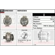 DRB3660 DELCO REMY Генератор