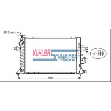 0619201 KUHLER SCHNEIDER Радиатор, охлаждение двигател