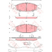 GDB4120 TRW Комплект тормозных колодок, дисковый тормоз