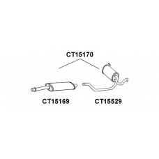 CT15169 VENEPORTE Предглушитель выхлопных газов