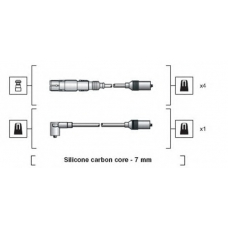 941318111270 MAGNETI MARELLI Комплект проводов зажигания