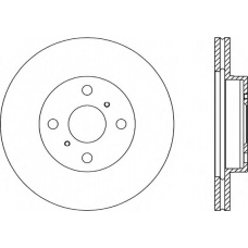 BDR1640.20 OPEN PARTS Тормозной диск