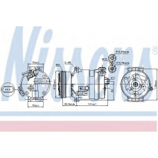 89258 NISSENS Компрессор, кондиционер