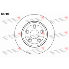 BS7340 FTE Тормозной диск