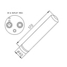 33285 NRF Осушитель, кондиционер
