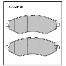 ADB31188 Allied Nippon Тормозные колодки