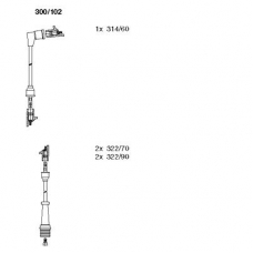 300/102 BREMI Ккомплект проводов зажигания