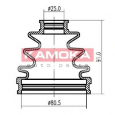 1146100 KAMOKA Пыльник, приводной вал