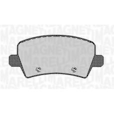 363916060264 MAGNETI MARELLI Комплект тормозных колодок, дисковый тормоз