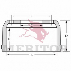 MBD1137 MERITOR Тормозной барабан