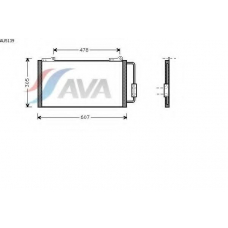 AU5139 AVA Конденсатор, кондиционер