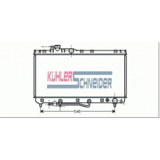 3217301 KUHLER SCHNEIDER Радиатор, охлаждение двигател