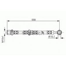 1 987 476 982 BOSCH Тормозной шланг