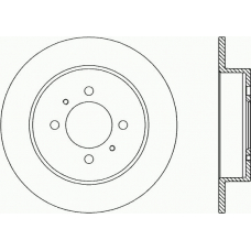 BDR1800.10 OPEN PARTS Тормозной диск