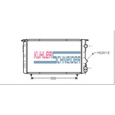0908501 KUHLER SCHNEIDER Радиатор, охлаждение двигател