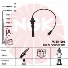 0347 NGK Комплект проводов зажигания
