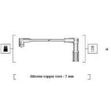 941095760614 MAGNETI MARELLI Комплект проводов зажигания