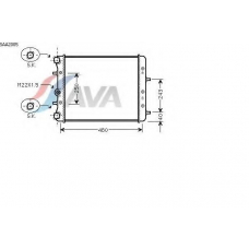 SAA2005 AVA Радиатор, охлаждение двигателя