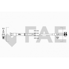 85720 FAE Комплект проводов зажигания