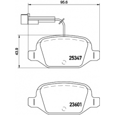 T2108 PAGID Комплект тормозных колодок, дисковый тормоз