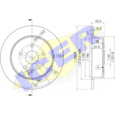 78BD2790-2 ICER Тормозной диск