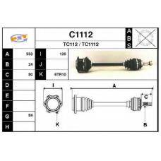 C1112 SNRA Приводной вал