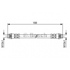 1 987 476 917 BOSCH Тормозной шланг