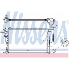 63518A NISSENS Радиатор, охлаждение двигателя