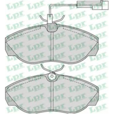 05P964 LPR Комплект тормозных колодок, дисковый тормоз