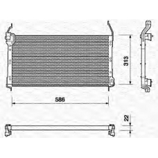 350203116000 MAGNETI MARELLI Конденсатор, кондиционер