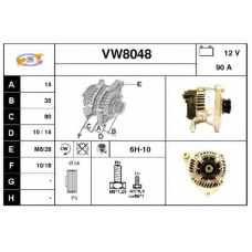 VW8048 SNRA Генератор