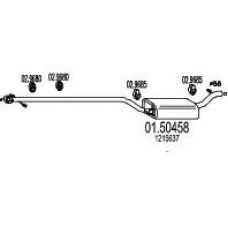 01.50458 MTS Средний глушитель выхлопных газов