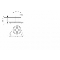 TKR 9958 TIMKEN Паразитный / ведущий ролик, зубчатый ремень