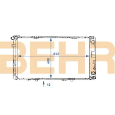 2108823 BEHR Radiator