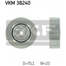 VKM 38240 SKF Паразитный / ведущий ролик, поликлиновой ремень