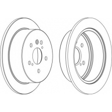 DDF1545-1 FERODO Тормозной диск