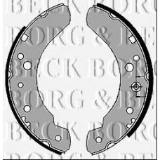BBS6209 BORG & BECK Комплект тормозных колодок