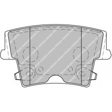 FDB1953 FERODO Комплект тормозных колодок, дисковый тормоз