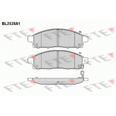 BL2528A1 FTE Комплект тормозных колодок, дисковый тормоз