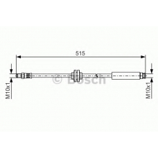 1 987 481 483 BOSCH Тормозной шланг