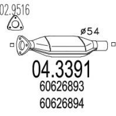 04.3391 MTS Катализатор